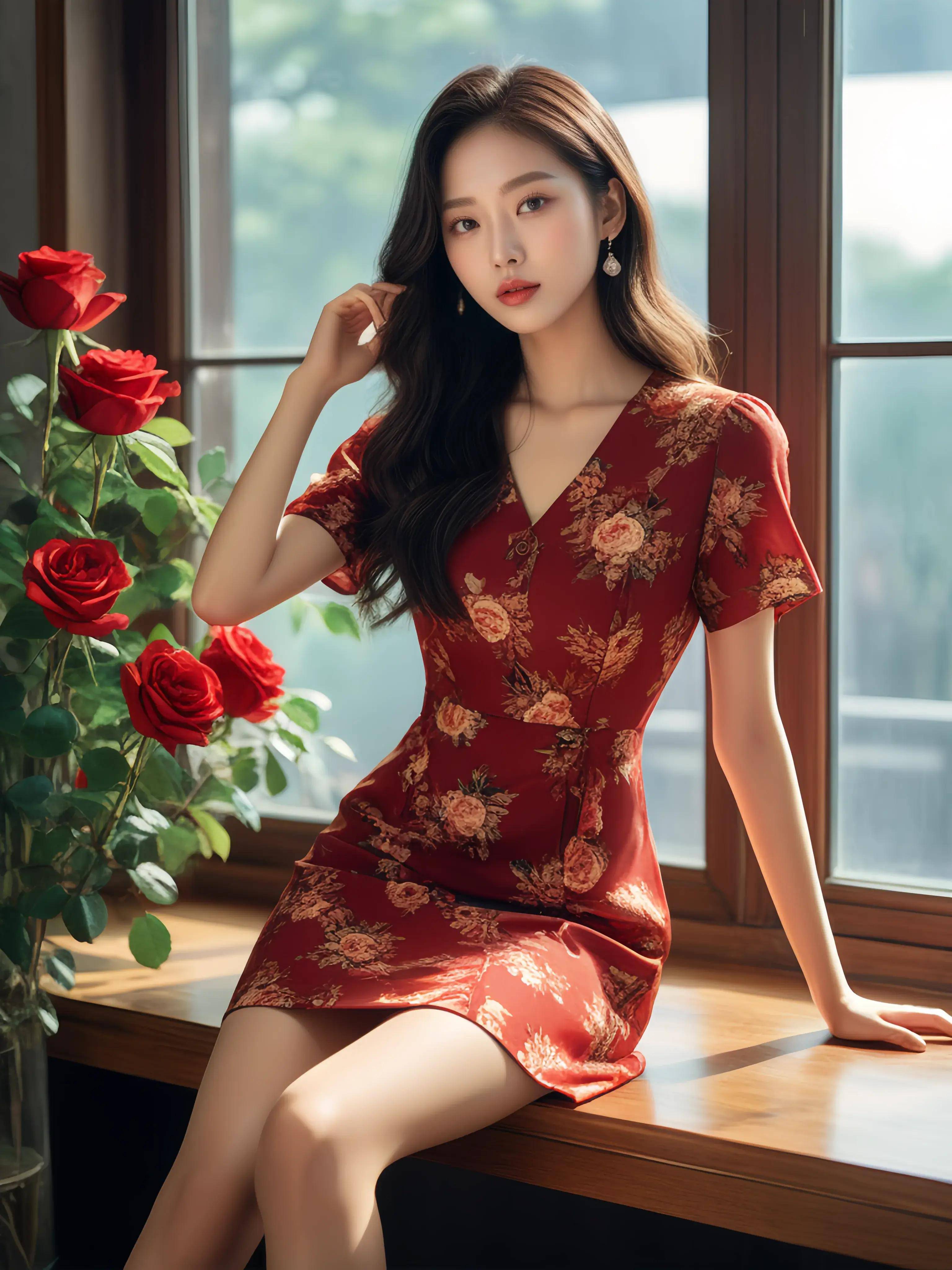 女人打开双腿完全无遮